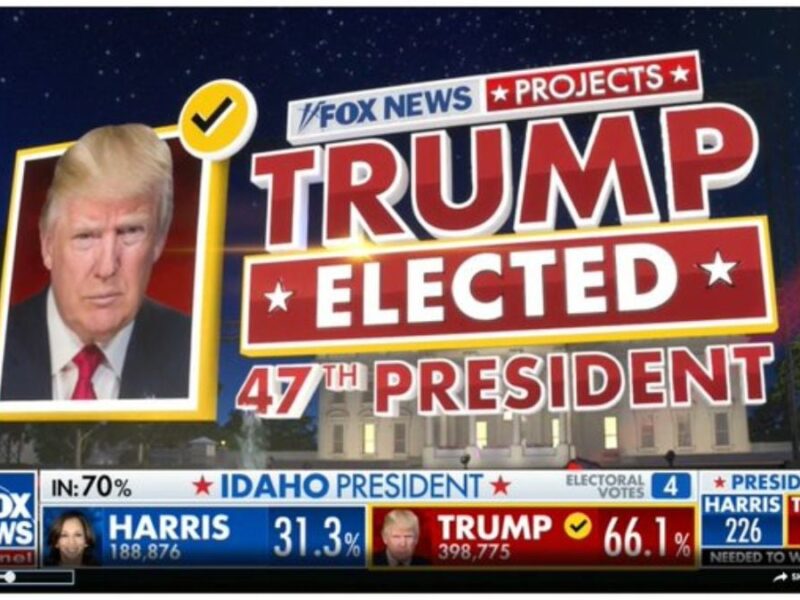 Fox News Projects Donald Trump As 47th President Of The United States